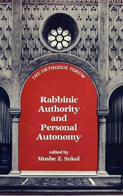 Rabbinic Authority and Personal Autonomy - cover