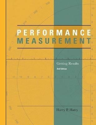 Performance Measurement: Getting Results - Harry P Hatry - cover