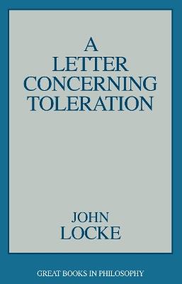 A Letter Concerning Toleration - John Locke - cover