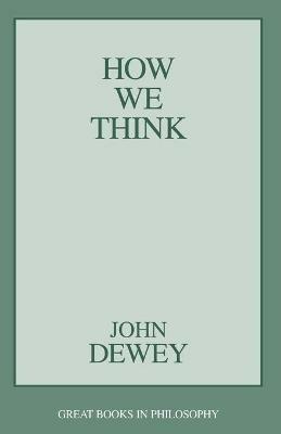How We Think - John Dewey - cover