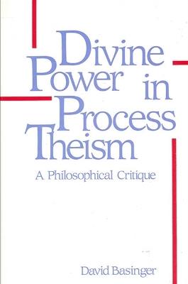 Divine Power in Process Theism: A Philosophical Critique - David Basinger - cover