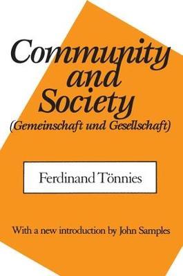 Community and Society - Ferdinand Tonnies,C.P. Loomis - cover