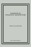 Handbook of Synagogue Architecture - Marilyn Joyce Chiat - cover