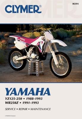 Yamaha YZ125-250 (1988-1993) & WR250Z (1991-1993) Motorcycle Service Repair Manual - Haynes Publishing - cover