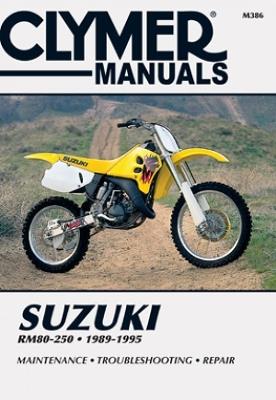 Suzuki RM80-250 Motorcycle (1989-1995) Service Repair Manual - Haynes Publishing - cover