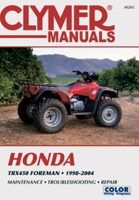 Honda TRX450 Foreman Series ATV (1998-2004) Service Repair Manual - Haynes Publishing - cover
