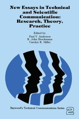 New Essays in Technical and Scientific Communication: Research, Theory, Practice - Paul Anderson,John Brockman,Carolyn Miller - cover