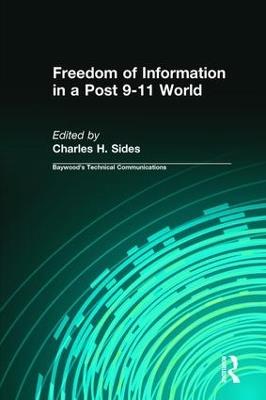 Freedom of Information in a Post 9-11 World - Charles Sides - cover