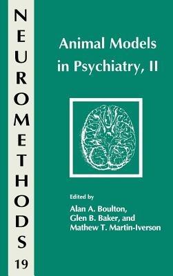 Animal Models in Psychiatry, II - cover