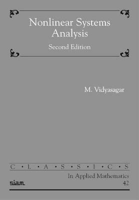 Nonlinear Systems Analysis - M. Vidyasagar - cover