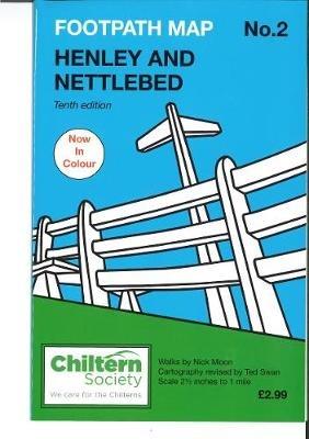 Chiltern Society Footpath Map 2. Henley and Nettlebed: Tenth Edition - In Colour - Nick Moon - cover
