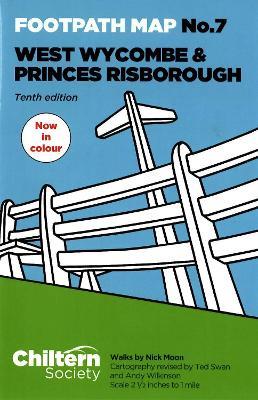 Chiltern Society Footpath Map No. 7 - West Wycombe & Princes Risborough: Tenth Edition - Nick Moon - cover