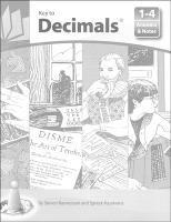 Key to Decimals, Books 1-4, Answers and Notes - McGraw Hill - cover