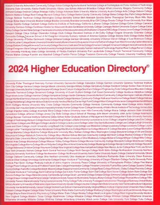 Higher Education Directory 2024 - cover