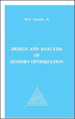 Design and Analysis of Sensory Optimization - Maximo C. Gacula - cover