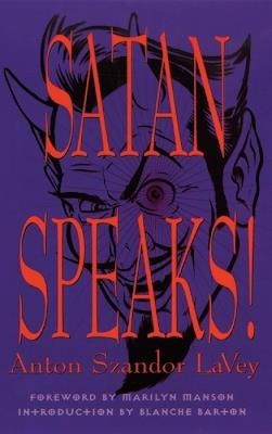 Satan Speaks! - Anton Szandor LaVey - cover