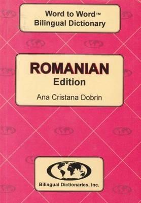 English-Romanian & Romanian-English Word-to-Word Dictionary - C. Sesma - cover