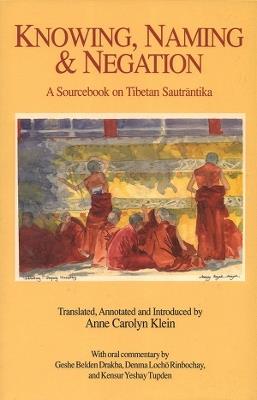 Knowing, Naming, and Negation: A Sourcebook on Tibetan Sautrantika - cover
