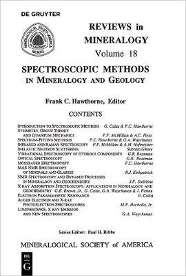 Spectroscopic Methods in Mineralogy and Geology - cover