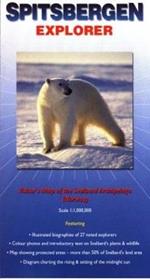 Spitsbergen Explorer: Visitor's Map of the Svalbard Archipelago (Norway)