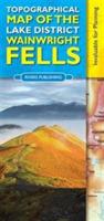 Topographical Map of the Lake District Wainwright Fells - Peter Knowles - cover