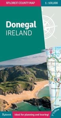 Donegal Ireland: Xploreit County Map - Xploreit,Mike Meagher - cover