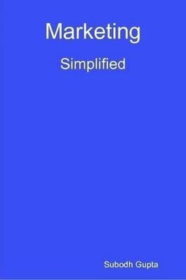 Marketing Simplified - Subodh Gupta - cover