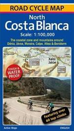 North Costa Blanca: Road Cycle Map