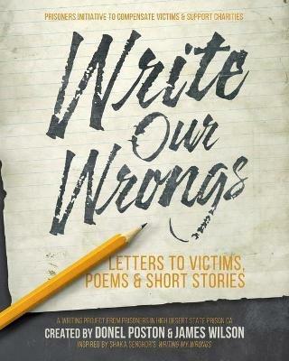 Write Our Wrongs: Letters to Victims, poems, and short stories - cover
