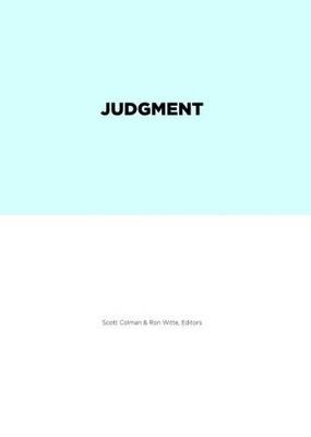 Judgment - Scott Colman - copertina