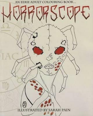 Horrorscope: An Eerie Adult Colouring Book - cover