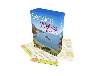 Seaside Walks in a Box: Best coastal walks around Britain on pocketable cards - Fiona Duncan - cover