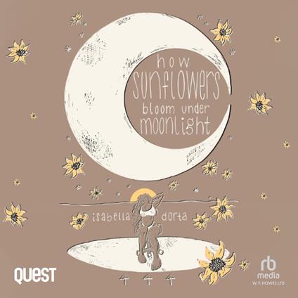 how sunflowers bloom under moonlight