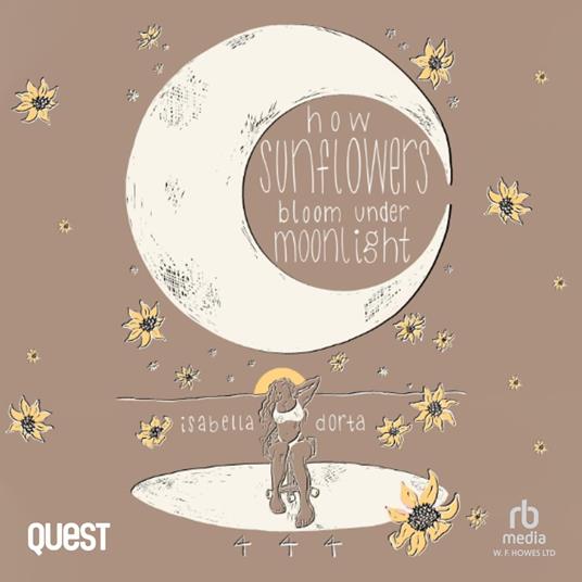 how sunflowers bloom under moonlight