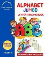 Alphabet Jumbo Letter Tracing Book: Handwriting Practice (for kids ages 3-5, pre-k, kindergarten)