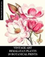 Vintage Art: Himalayan Plants 20 Botanical Prints: Ephemera for Framing, Collage, Decoupage and Junk Journals