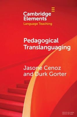 Pedagogical Translanguaging - Jasone Cenoz,Durk Gorter - cover