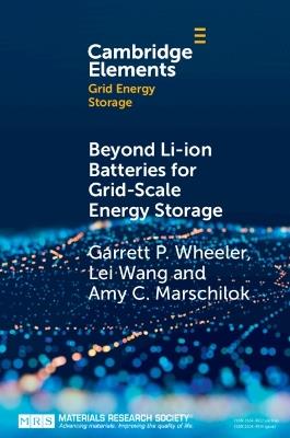 Beyond Li-ion Batteries for Grid-Scale Energy Storage - Garrett P. Wheeler,Lei Wang,Amy C. Marschilok - cover