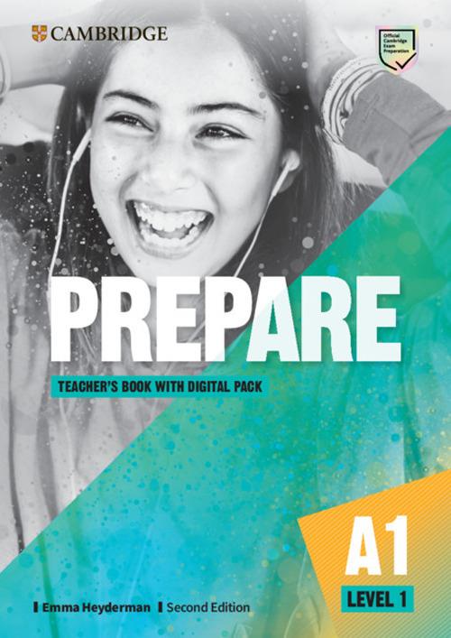 Prepare Level 1 Teacher's Book with Digital Pack - Emma Heyderman - cover