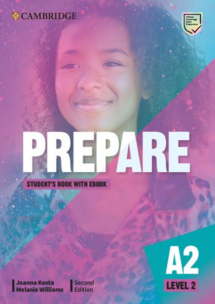 Prepare Level 2 Student's Book with eBook - Joanna Kosta,Melanie Williams - cover