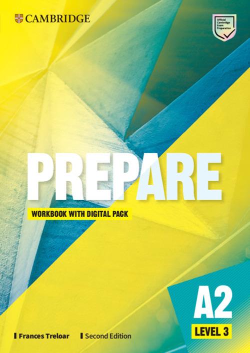 Prepare Level 3 Workbook with Digital Pack - Frances Treloar - cover