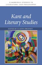 Kant and Literary Studies
