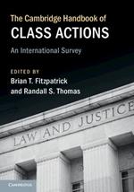The Cambridge Handbook of Class Actions: An International Survey