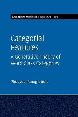 Categorial Features - Phoevos Panagiotidis - cover