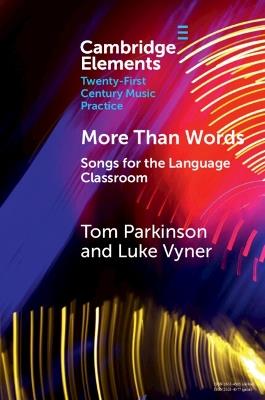 More Than Words: Songs for the Language Classroom - Tom Parkinson,Luke Vyner - cover