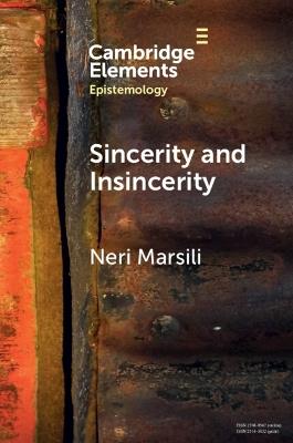 Sincerity and Insincerity - Neri Marsili - cover