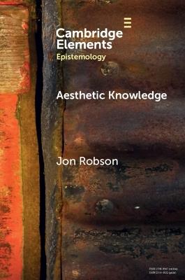 Aesthetic Knowledge - Jon Robson - cover