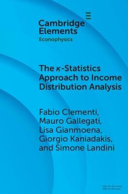 The ?-Statistics Approach to Income Distribution Analysis - Fabio Clementi,Mauro Gallegati,Lisa Gianmoena - cover