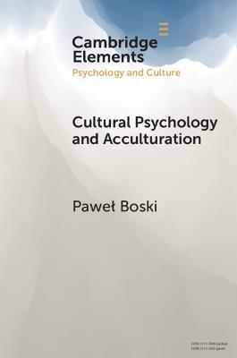 Cultural Psychology and Acculturation - Pawel Boski - cover