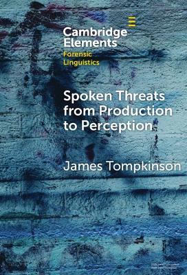 Spoken Threats from Production to Perception - James Tompkinson - cover